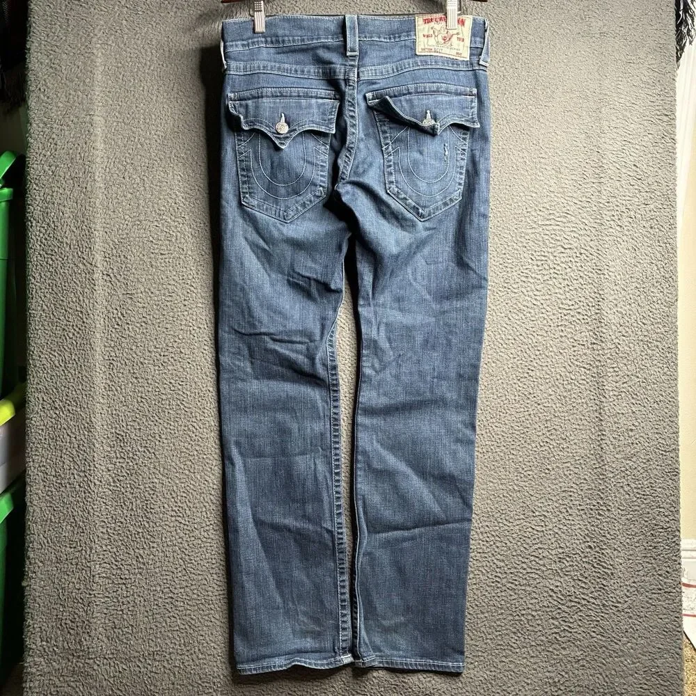 Vintage True Religion Ricky Jeans Men’s 33 (Measured 34x33) Flap Pocket USA